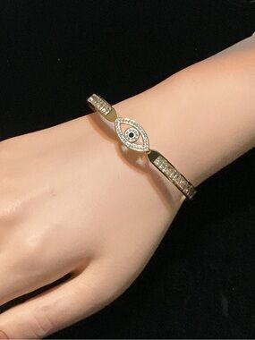 Stainless Steel Eye Bangle